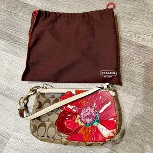 Coach 6264 Signature Poppy Demi Clutch